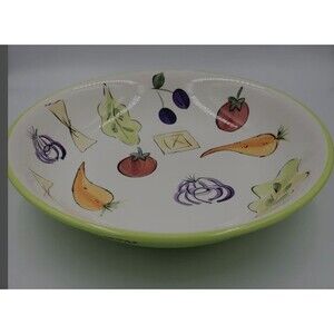 TABLETOPS UNLIMITED ITALIAN GARDEN 13” PASTA SERVING BOWL